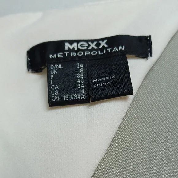MEXX Women's Cream Blouse with Mirror-Embellished Neckline - Picture 5 of 9